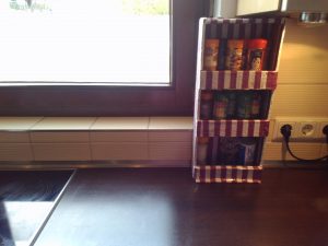 Especiero DIY de Cartón para la cocina