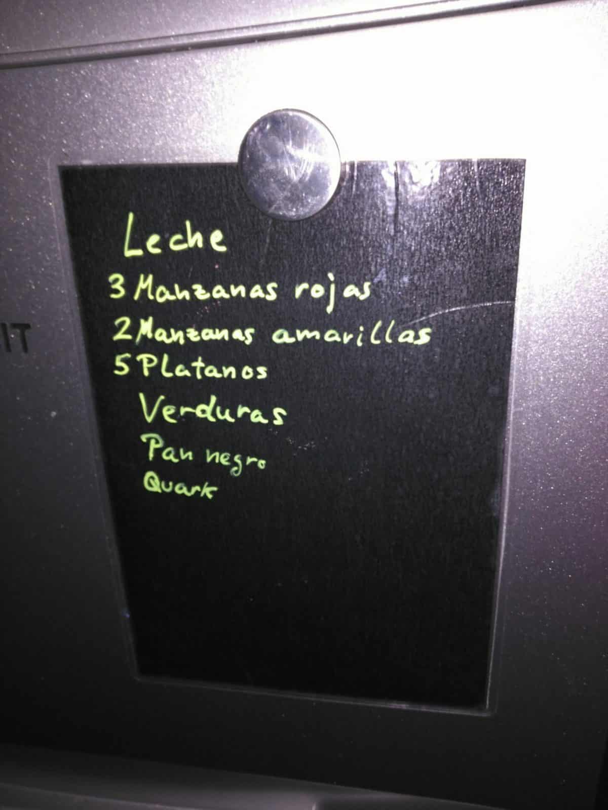 Lista de la Compra o de tareas borrable y reutilizable DIY