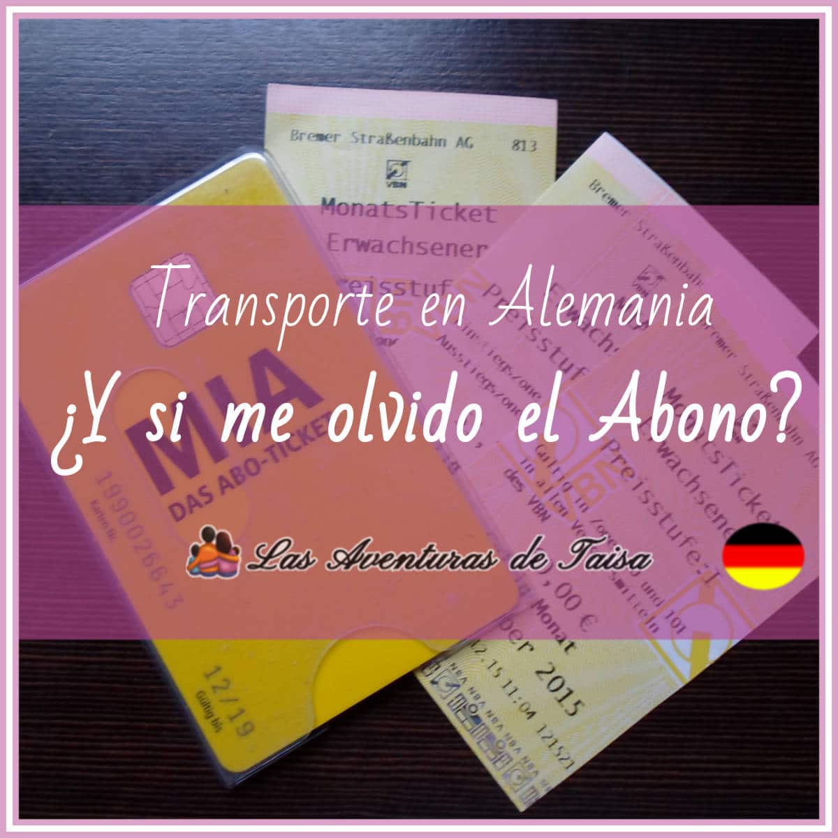Qué hacer si olvidas tu bono transporte y pasa el revisor en Alemania