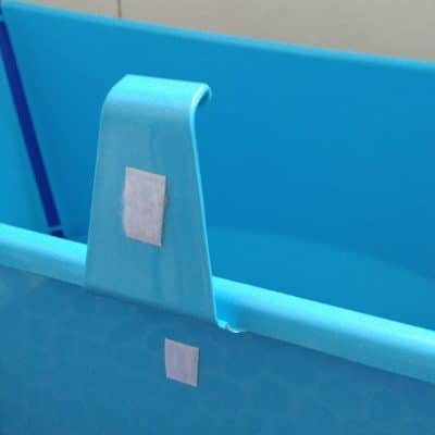 Velcro para proteger el cierre de la bañera Stokke para que no se rompa