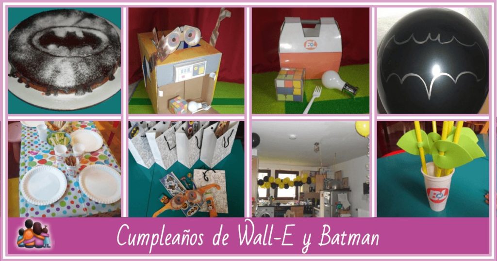Cumpleaños de Robots, Wall-E y Batman