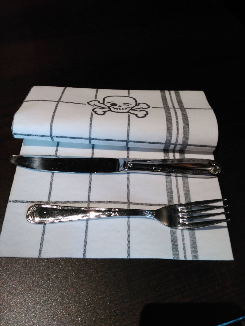 Comida Legoland - Taberna Pirata - Decoración servilleta