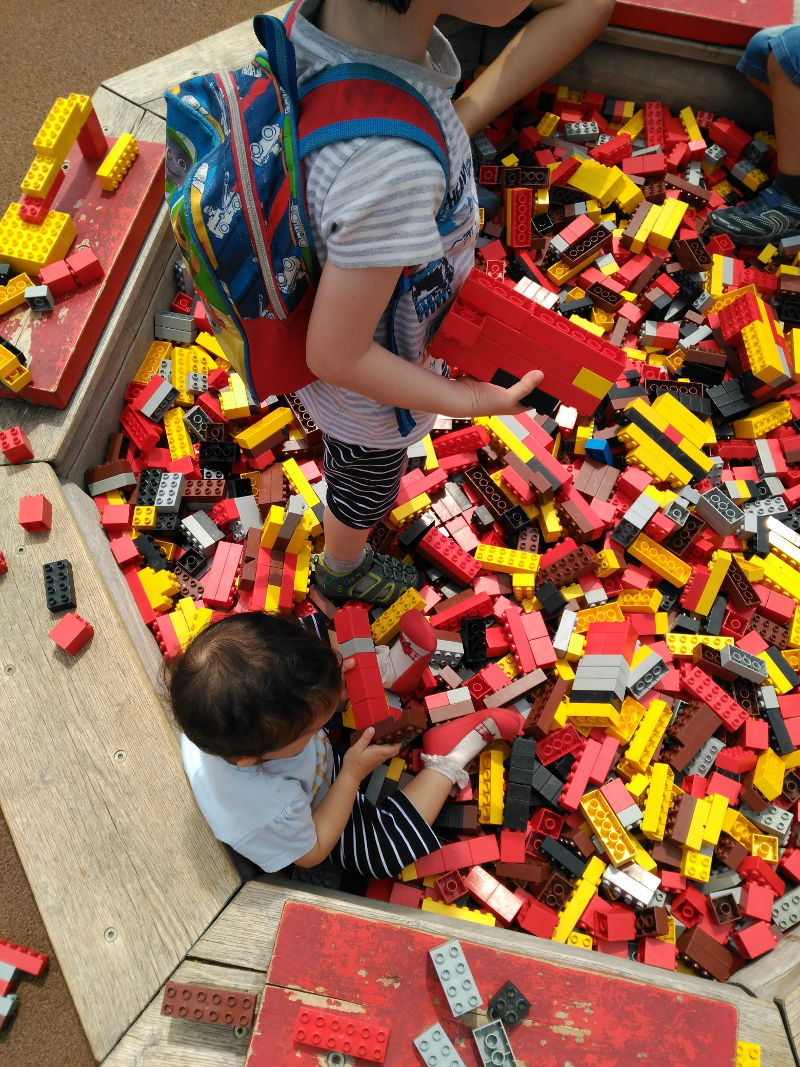 El sueño de todo Lego Fan - Una piscina de piezas de Lego
