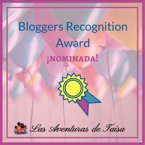 Premio Blogger Award Recognition