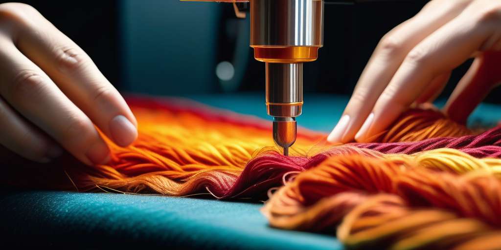 El tufting como forma de arte - Tejer alfombras con Tufting gun